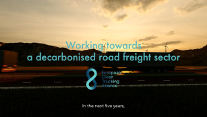 Working towards a decarbonised road freight sector